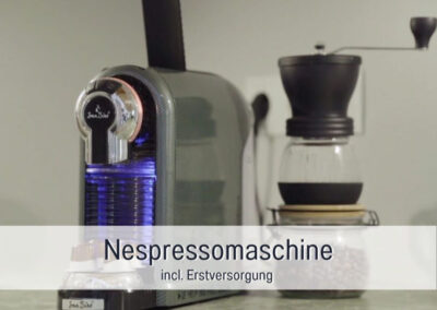 Nespressomaschiene im Apartment