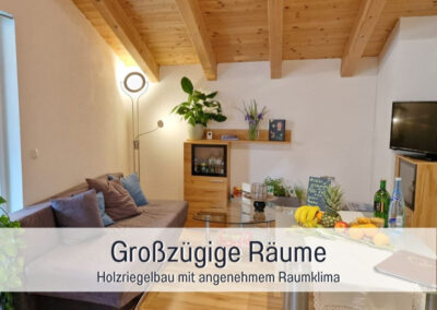 Große Räume im Apartment