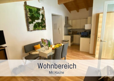 Wohnbereich mit Küche