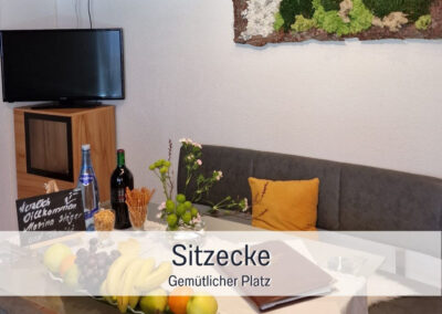 Sitzecke im Apartment